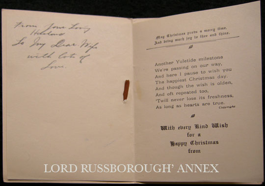 WWi greeting card E inside lge